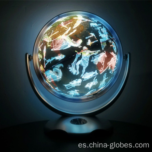 Globo terráqueo preciso interactivo 3D para estudiantes